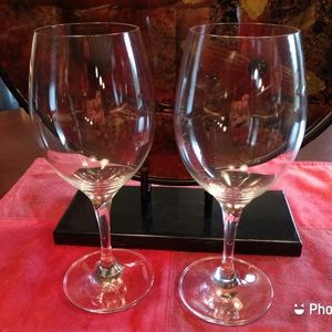 Pair Of Oneida Wine Glasses